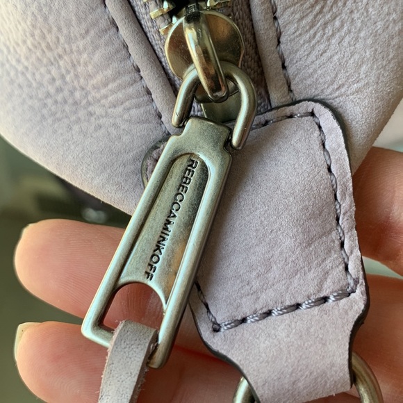 Rebecca Minkoff Lavender Suede Mini Julian Backpack - Picture 6 of 7